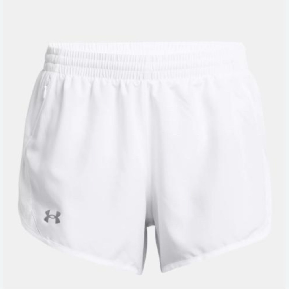 Under Armour White Athletic Performance Shorts